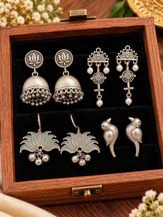 Juri craft Lunches D 335 vol 1 fashion earrings wholesale india