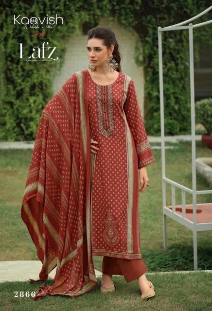 Kaavish Lafz catalog wholesale salwar kameez suits