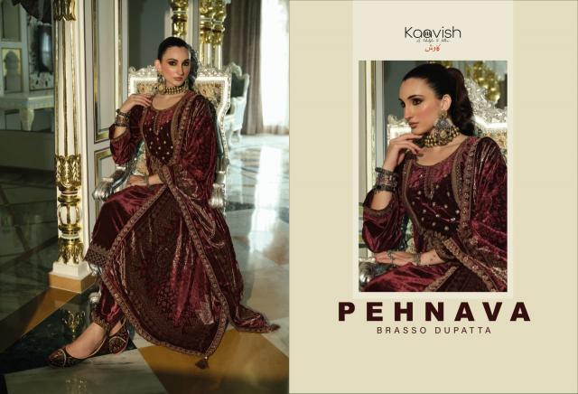 Kaavish Pehnava catalog wholesale unstitched salwar kameez material in bangalore