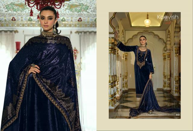 Kaavish Pehnava catalog wholesale unstitched salwar kameez material in bangalore