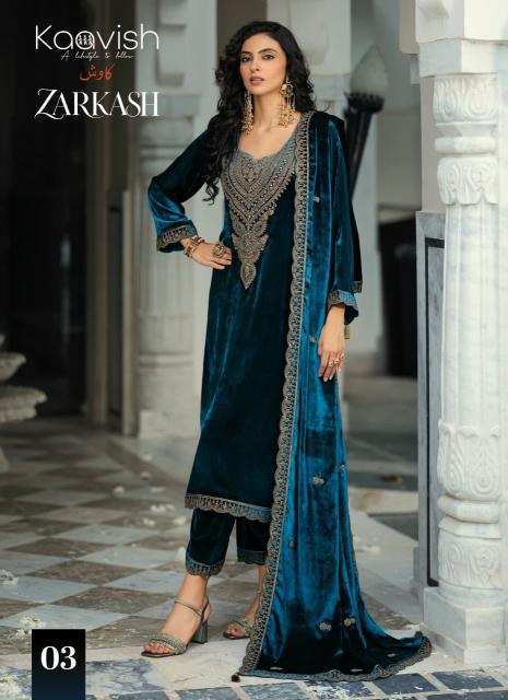 Kaavish Zarkash catalog salwar kameez wholesale online shopping