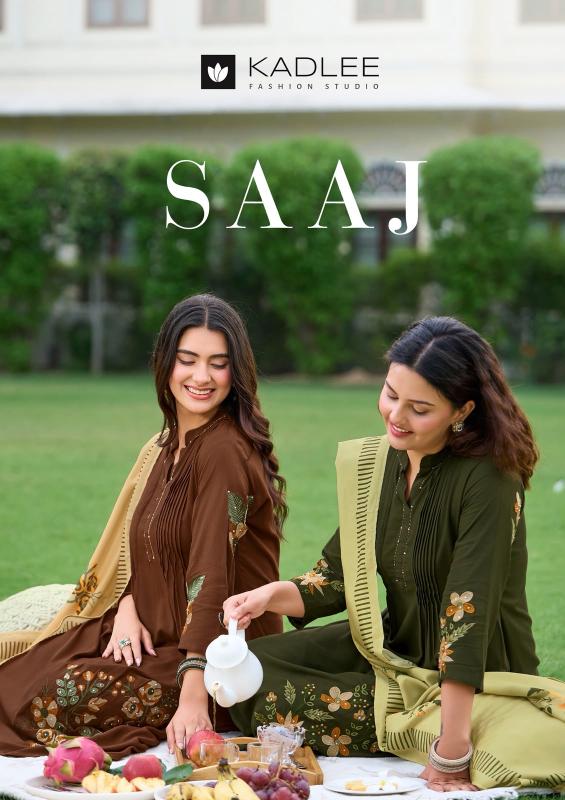 Kadlee Saaj catalog wholesale rayon straight cut kurti collection