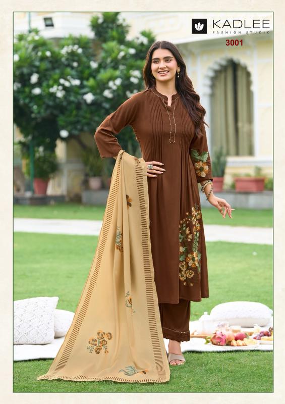 Kadlee Saaj catalog wholesale rayon straight cut kurti collection