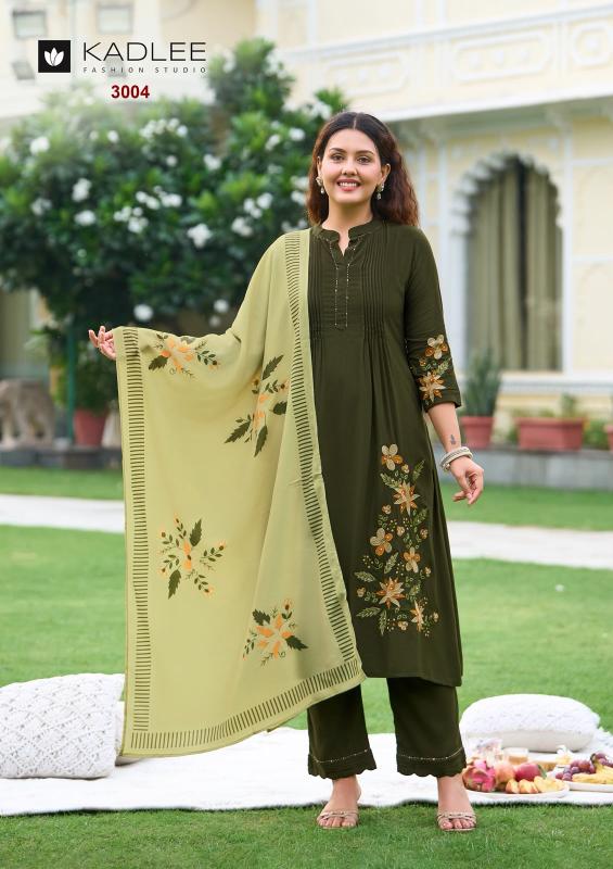Kadlee Saaj catalog wholesale rayon straight cut kurti collection