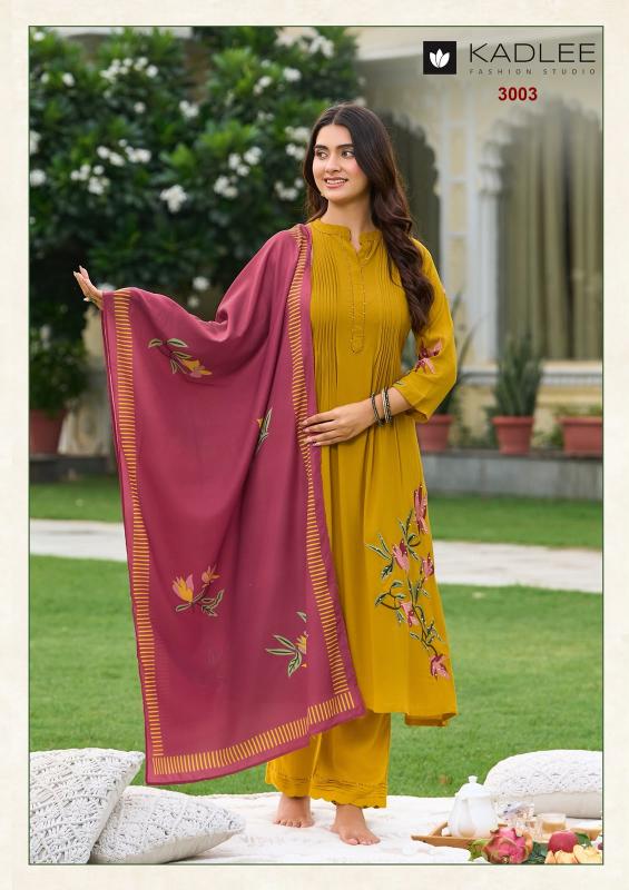 Kadlee Saaj catalog wholesale rayon straight cut kurti collection