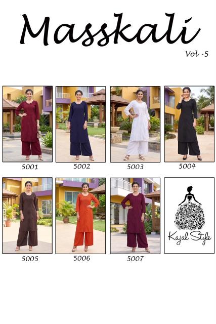 Kajal Style Massakali vol 5 catalog coord set wholesale in Mumbai