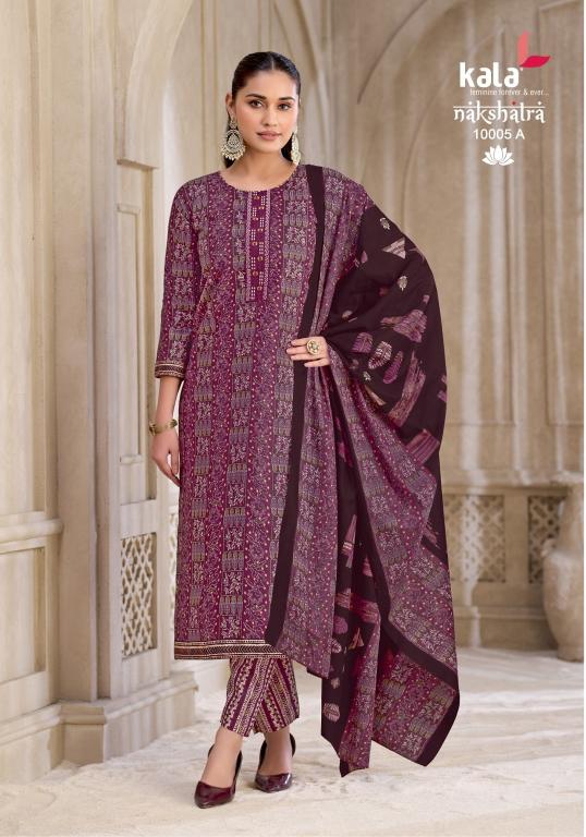 Kala Nakshatra Vol-6 – Kurti Pant With Dupatta - Wholesale Catalog