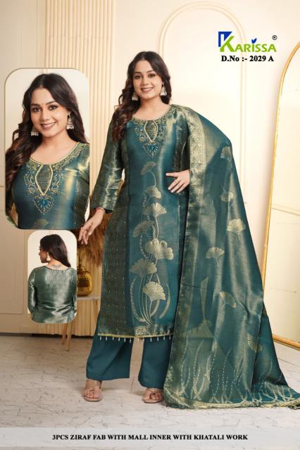 Karissa 2029 & 2030 catalog satrangi kurti wholesale