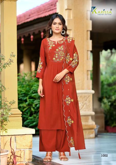 Karissa Ajmera catalog kurti online wholesaler