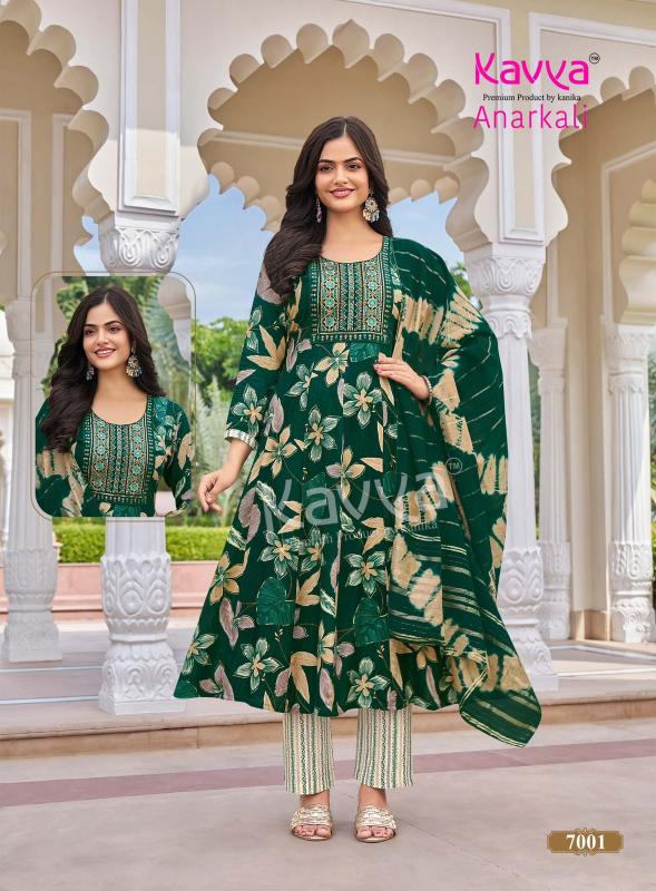 Kavya Anarkali vol 7 catalog best kurti wholesaler