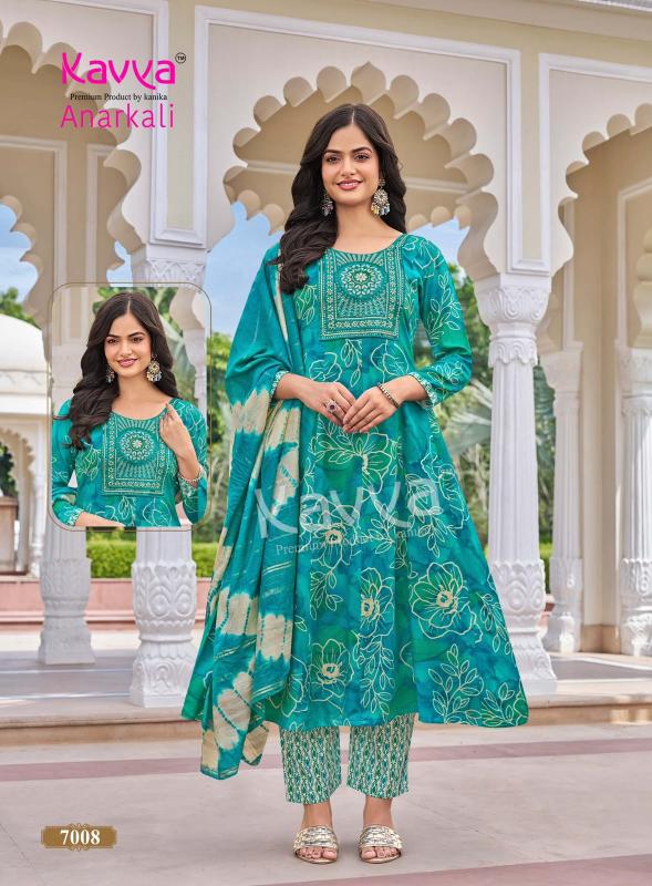 Kavya Anarkali vol 7 catalog best kurti wholesaler