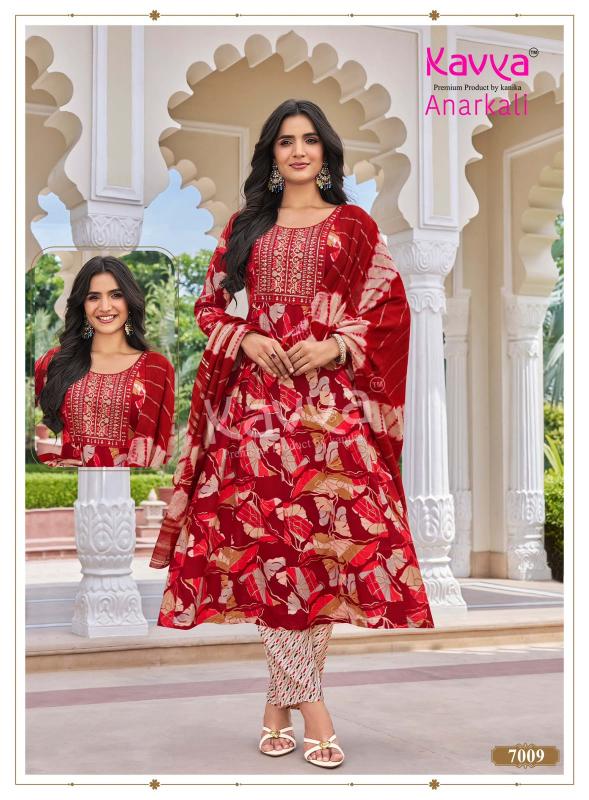 Kavya Anarkali vol 7 catalog best kurti wholesaler