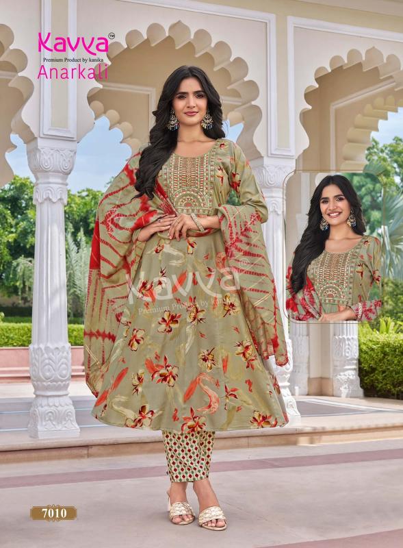 Kavya Anarkali vol 7 catalog best kurti wholesaler
