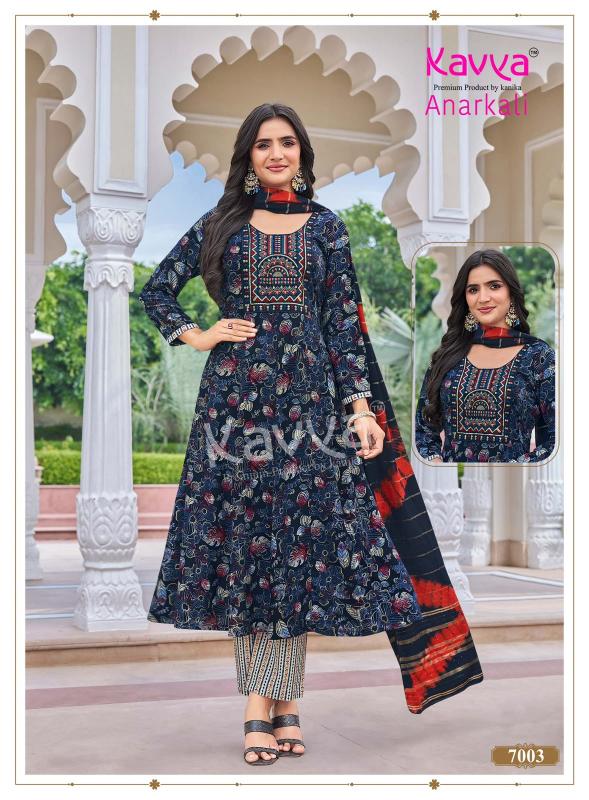 Kavya Anarkali vol 7 catalog best kurti wholesaler