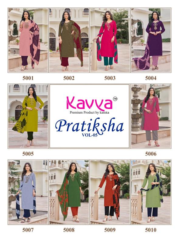 Kavya Pratiksha vol 5 catalog bombay wholesale kurti online