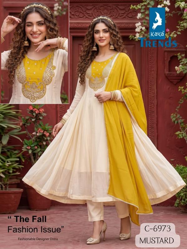 Kaya 6973 catalog textile wholesale kurti market