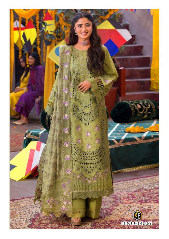 Keval Kaneez Vol 14 – Karachi Dress material Wholesale Catalog