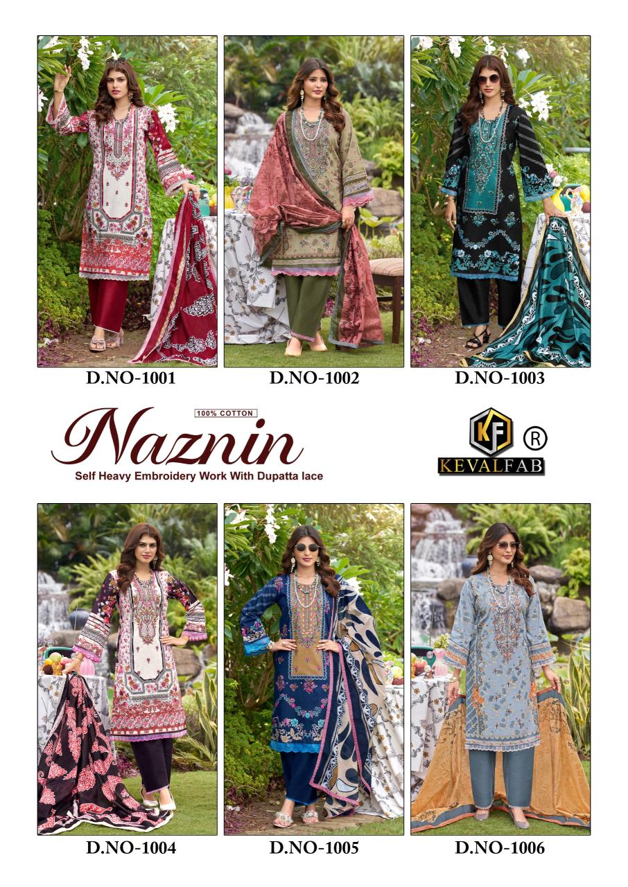 Keval Naznin – Karachi Dress Material