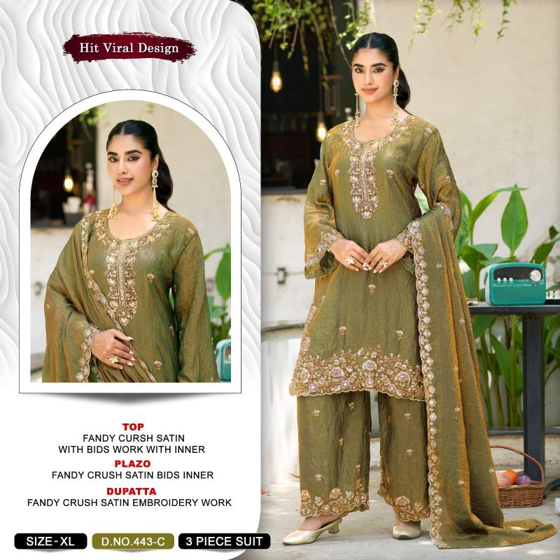 Khas 443 catalog pakistani suits catalogue wholesale