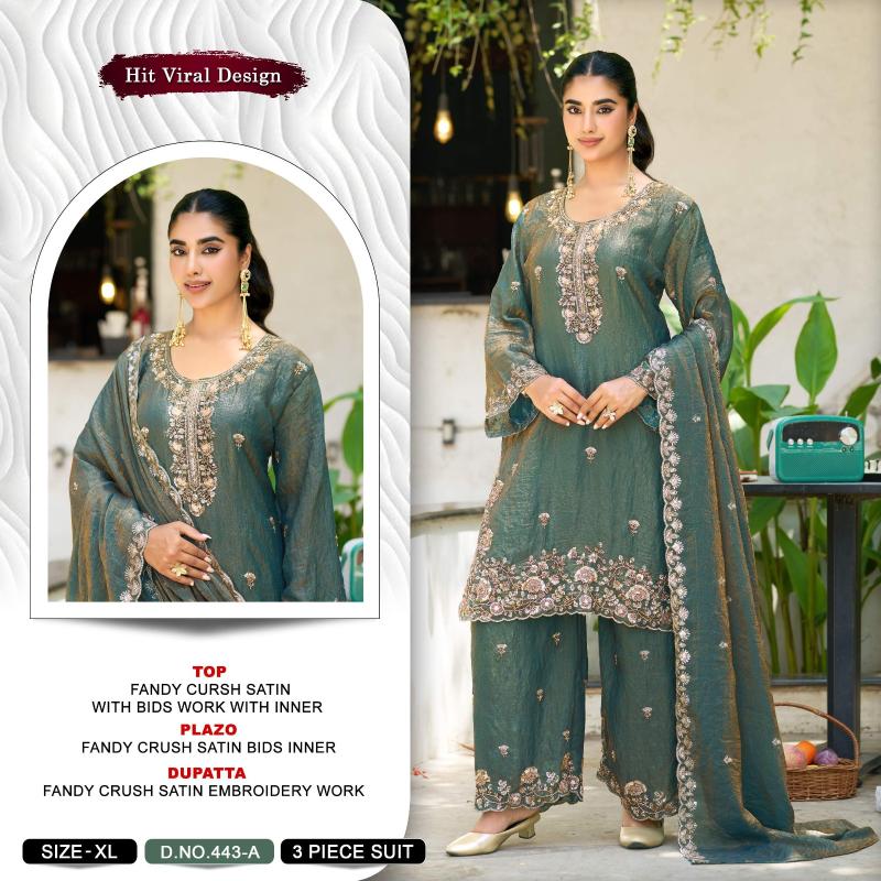 Khas 443 catalog pakistani suits catalogue wholesale