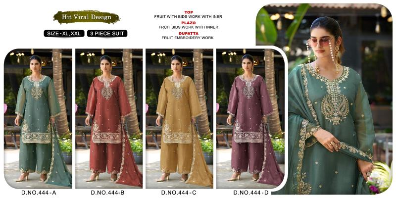 Khas 444 catalog pakistani replica suits wholesale surat