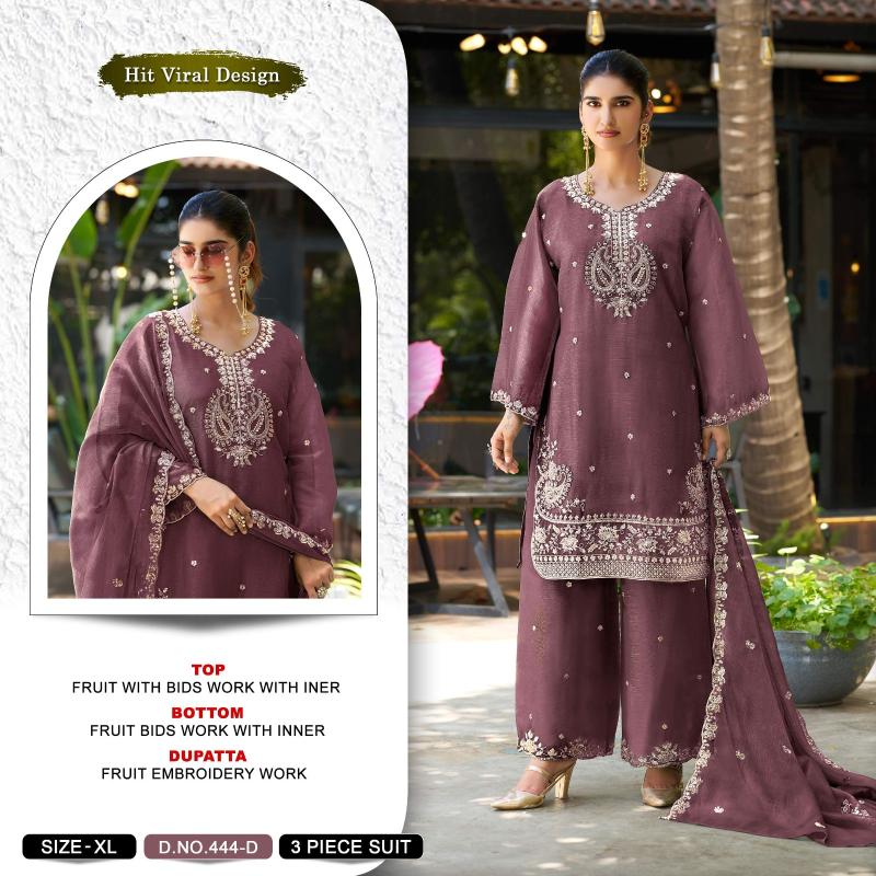 Khas 444 catalog pakistani replica suits wholesale surat