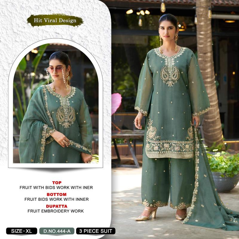 Khas 444 catalog pakistani replica suits wholesale surat