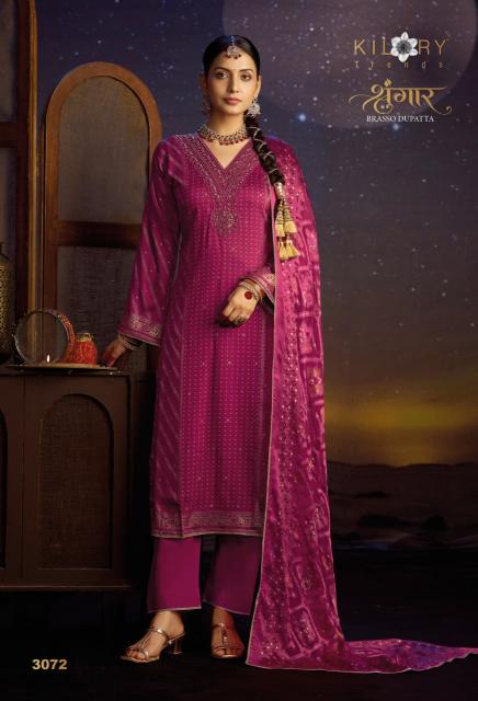 Kilory shringar catalog unstitched salwar kameez wholesalers in kolkata