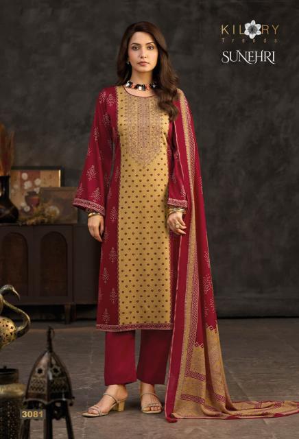 Kilory Sunehri catalog unstitched salwar kameez wholesale pakistan