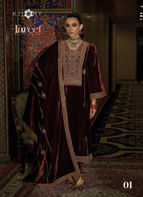 Kilory Tareef Catalog wholesale salwar kameez in burrabazar