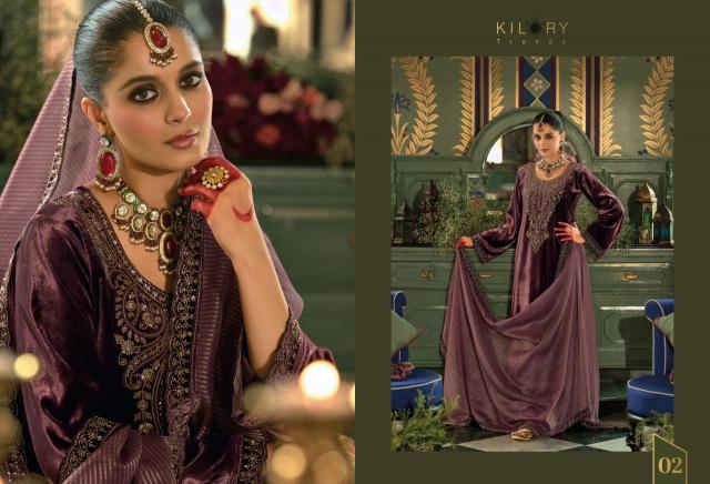 Kilory Valentino catalog designer salwar kameez at wholesale price