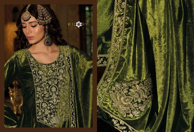 Kilory Zardozi catalog wholesale pakistani designer salwar kameez