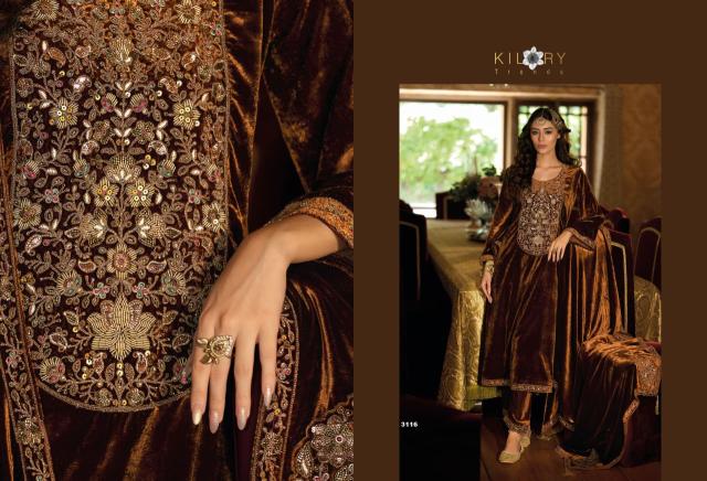 Kilory Zardozi catalog wholesale pakistani designer salwar kameez