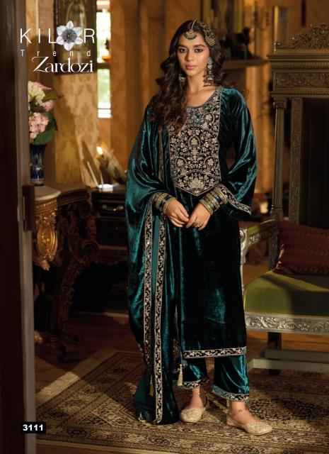 Kilory Zardozi catalog wholesale pakistani designer salwar kameez