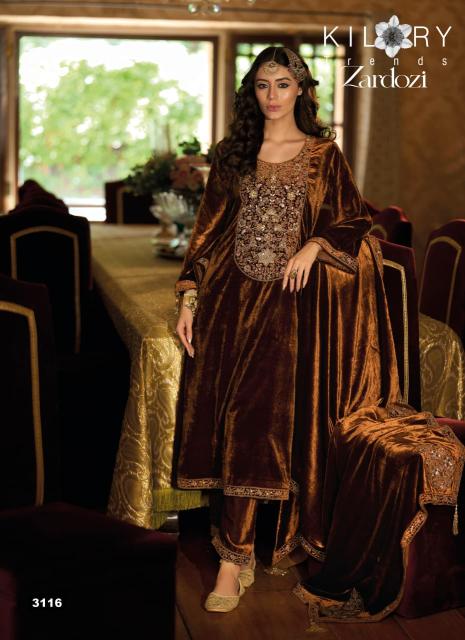 Kilory Zardozi catalog wholesale pakistani designer salwar kameez