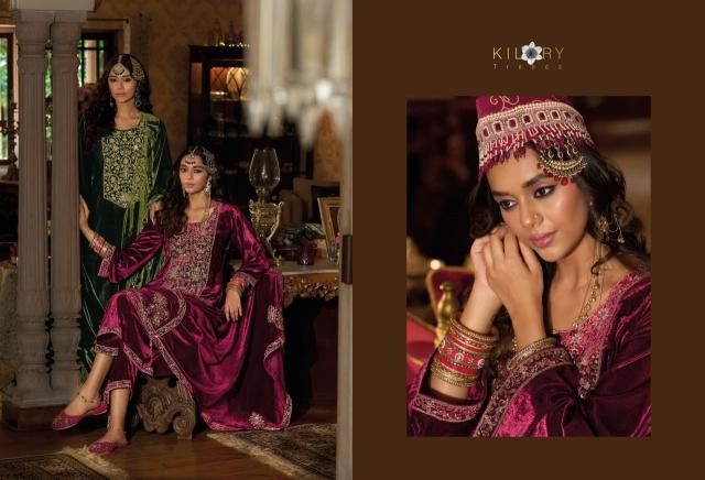 Kilory Zardozi catalog wholesale pakistani designer salwar kameez