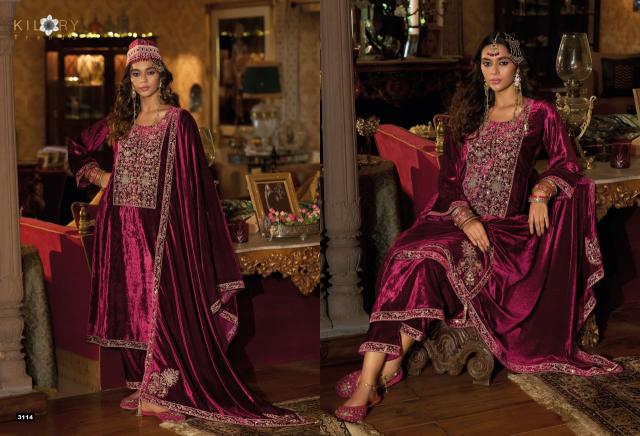 Kilory Zardozi catalog wholesale pakistani designer salwar kameez