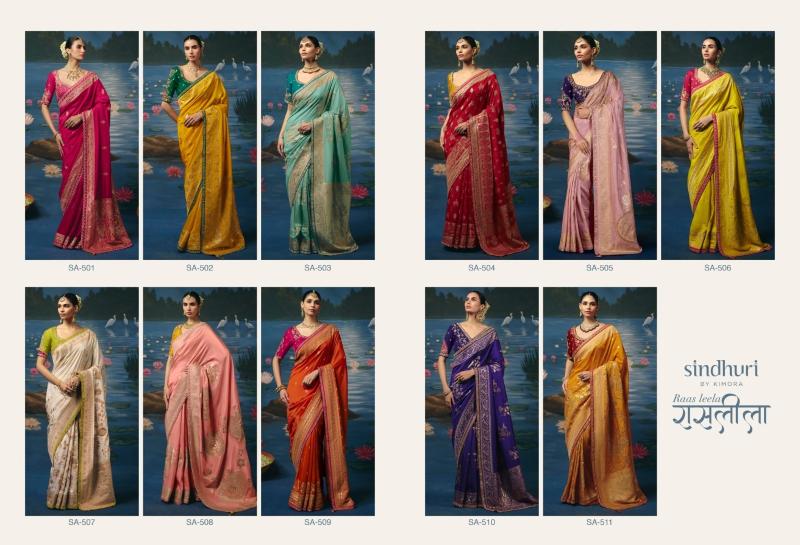 Kimora Raas Leela catalog top 10 saree wholesaler in surat