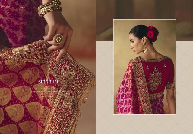 Kimora Suhaag Catalog saree borders wholesale