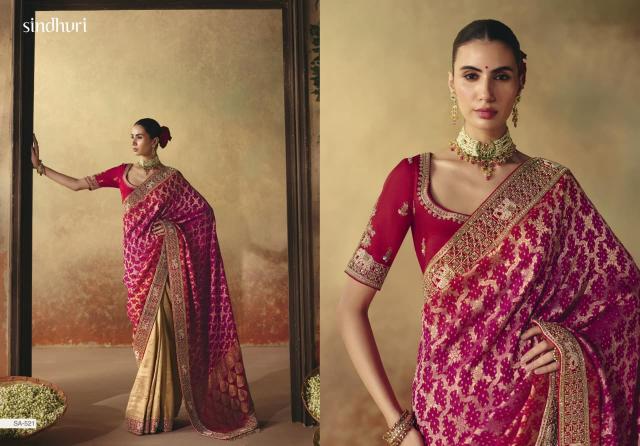 Kimora Suhaag Catalog saree borders wholesale