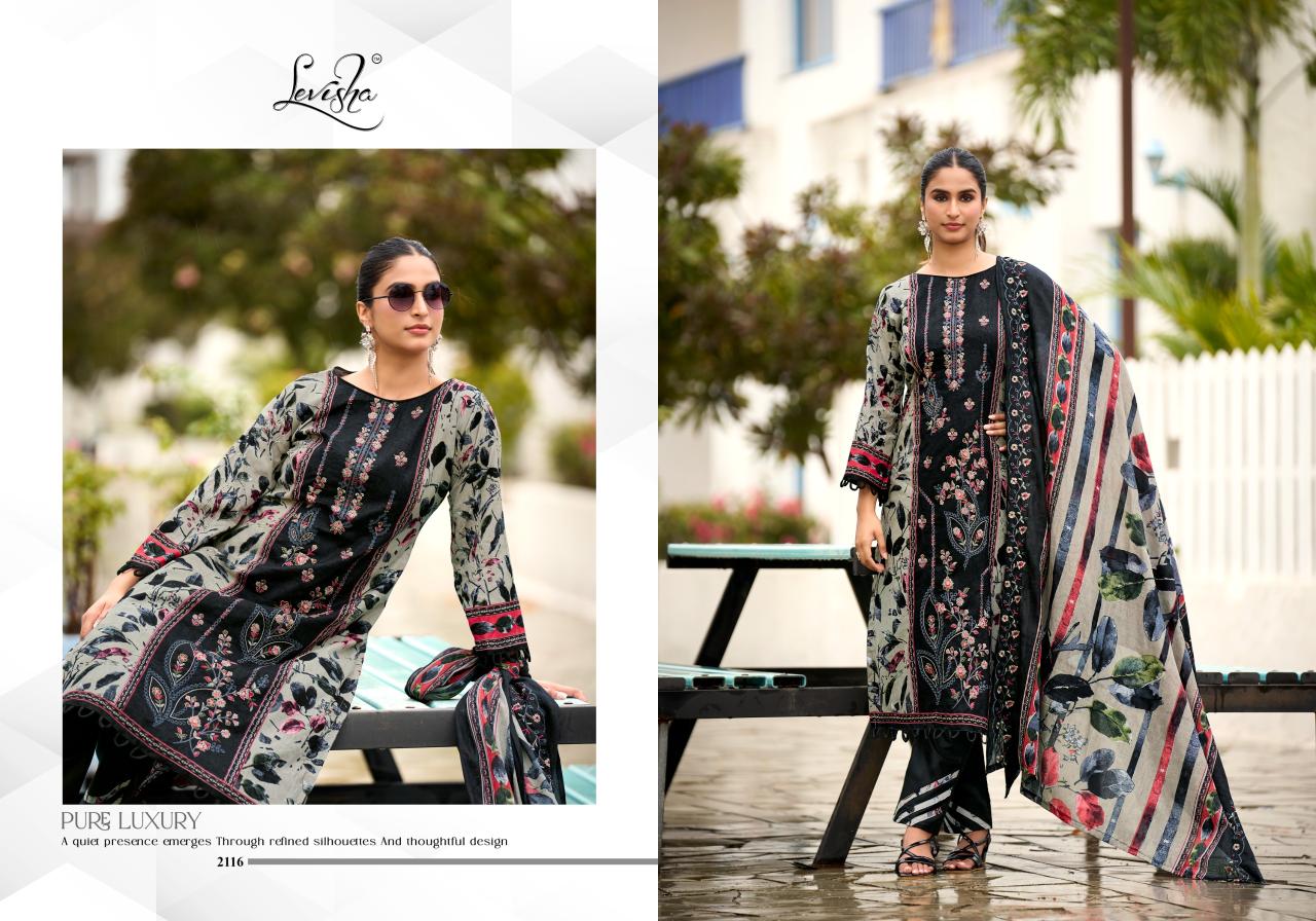 Levisha Madhubala vol 21 catalog wholesale ladies dress material market in surat