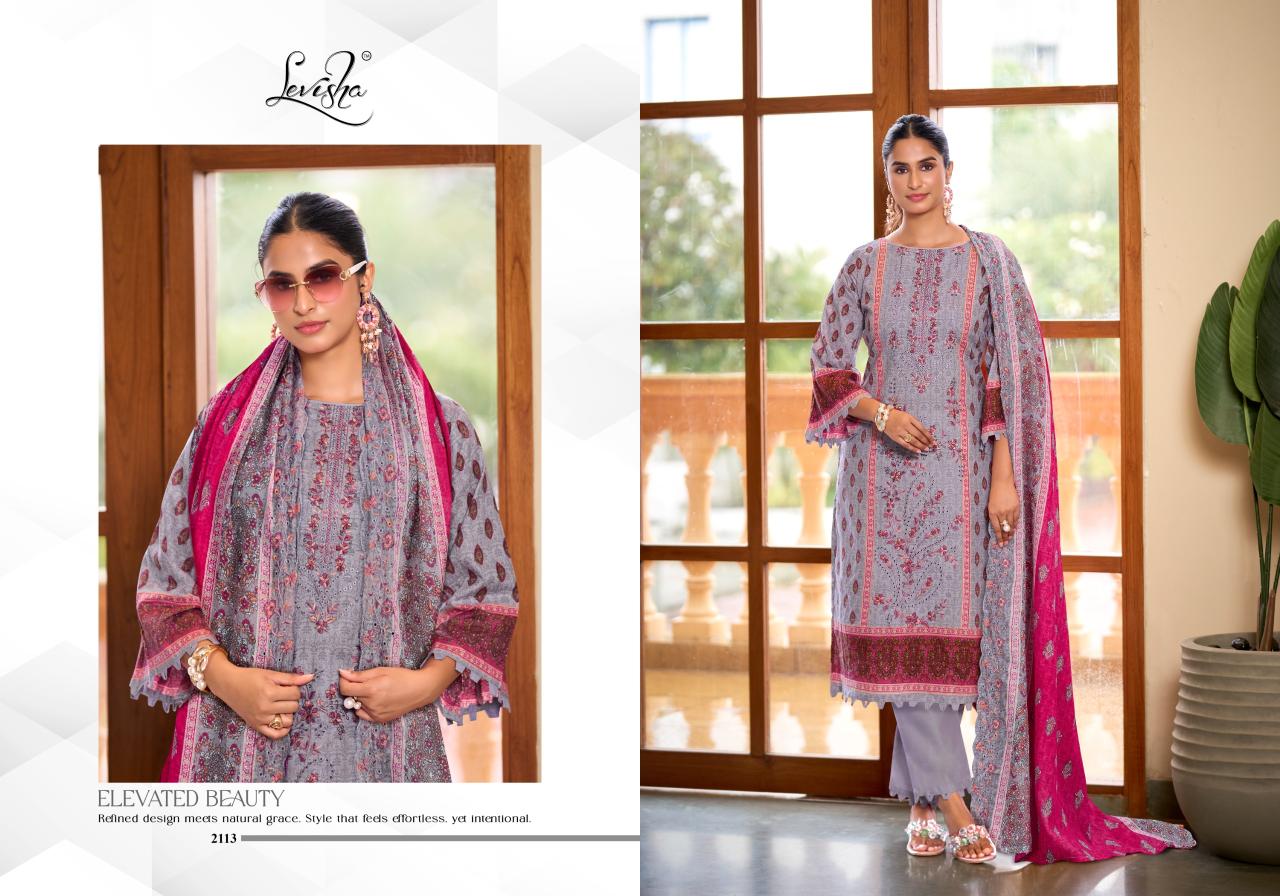 Levisha Madhubala vol 21 catalog wholesale ladies dress material market in surat