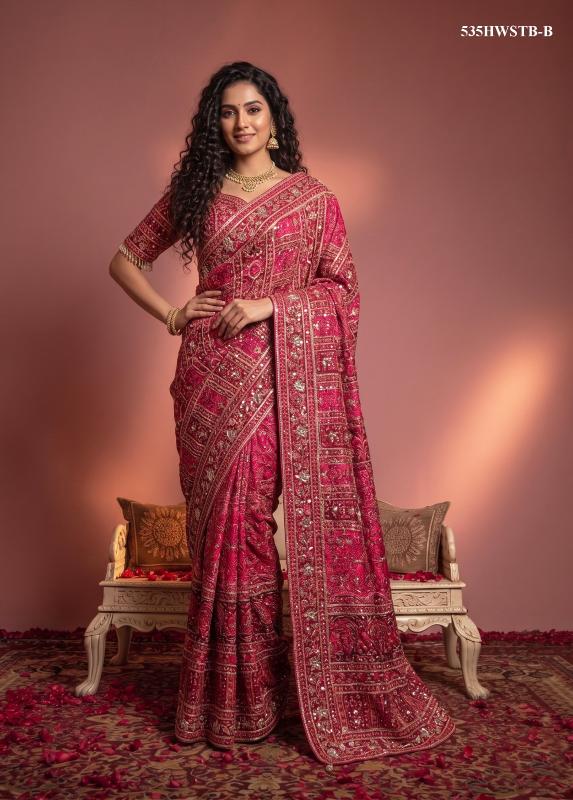 Mahotsav Nimaya Rajwadi Vol 5 catalog work sarees wholesale market in surat