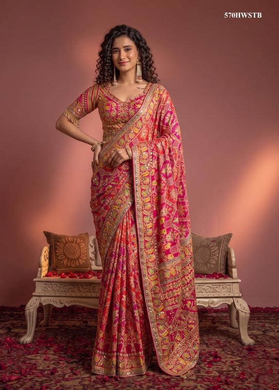 Mahotsav Nimaya Rajwadi Vol 5 catalog work sarees wholesale market in surat