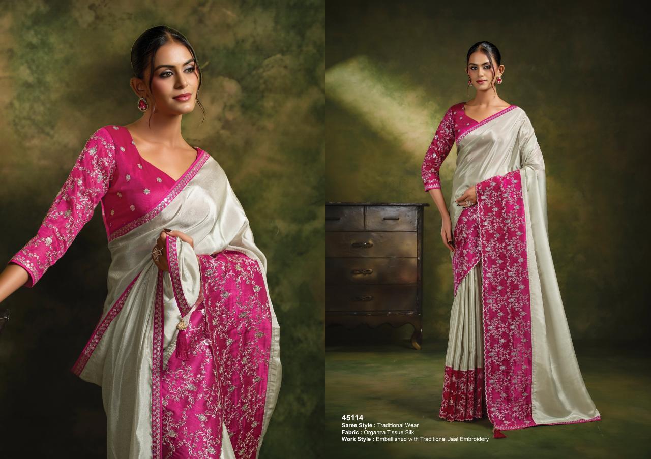 Mahotsav Norita 45100 Saadgi catalog fancy sarees wholesale market