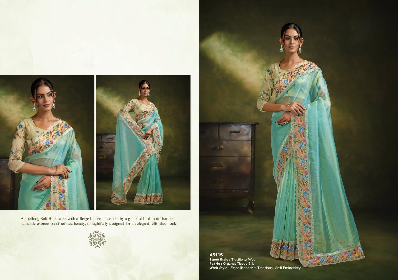 Mahotsav Norita 45100 Saadgi catalog fancy sarees wholesale market
