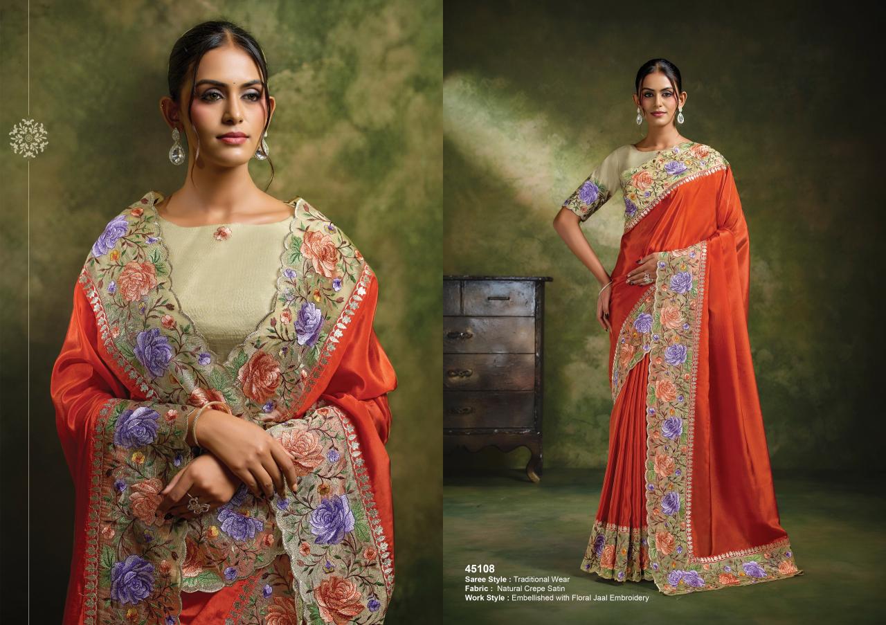 Mahotsav Norita 45100 Saadgi catalog fancy sarees wholesale market