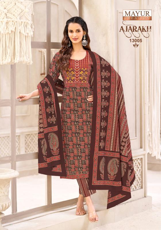 Mayur Ajarakh Vol-13 – Kurti Pant With Dupatta - Wholesale Catalog