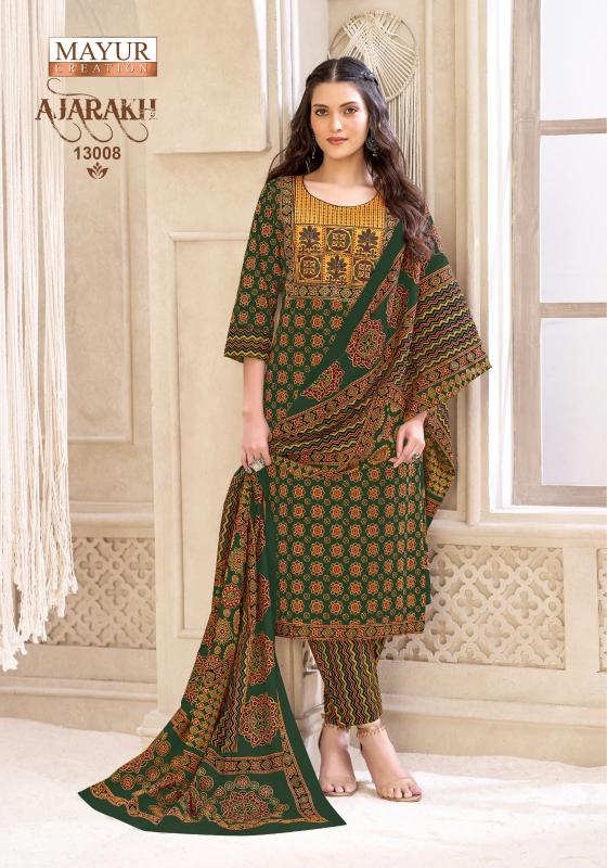 Mayur Ajarakh Vol-13 – Kurti Pant With Dupatta - Wholesale Catalog