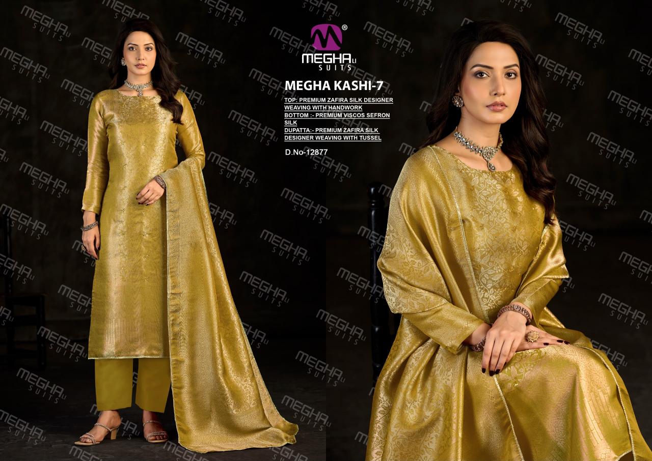 Meghali Megha Kashi vol 7 catalog ludhiana design salwar kameez wholesale exporter